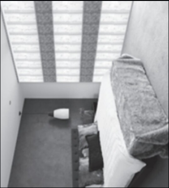 Verticals format room scene